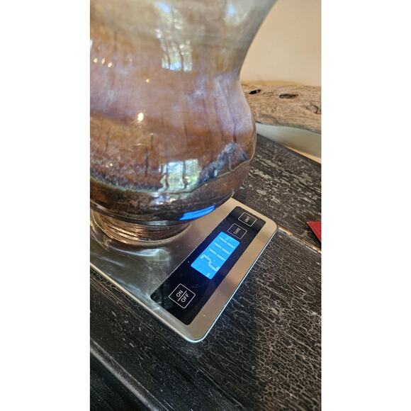 Stunning Hand Made Ceramic Pottery Drink Pitcher with 48oz Capacity - Picture 6 of 8